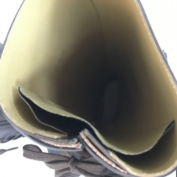 Agile Rain Rubber Boots Tall Lace upSsize EU 39 Made in France Brown - Picture 9 of 10